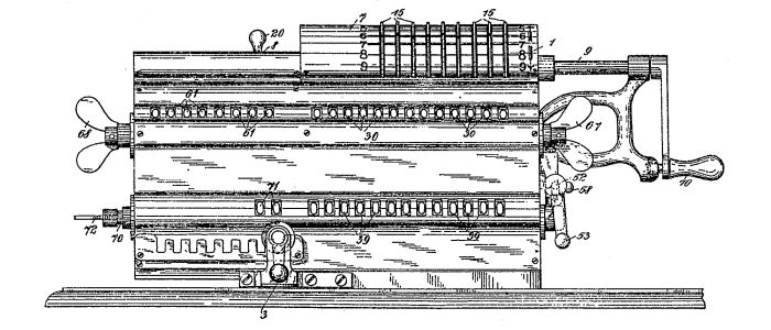 Berolina Duplikator mit Parallelwerk (aus DE392574)