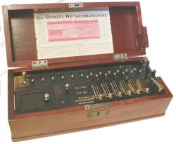 Bunzel Rechenmaschine, Modell unbekannt
